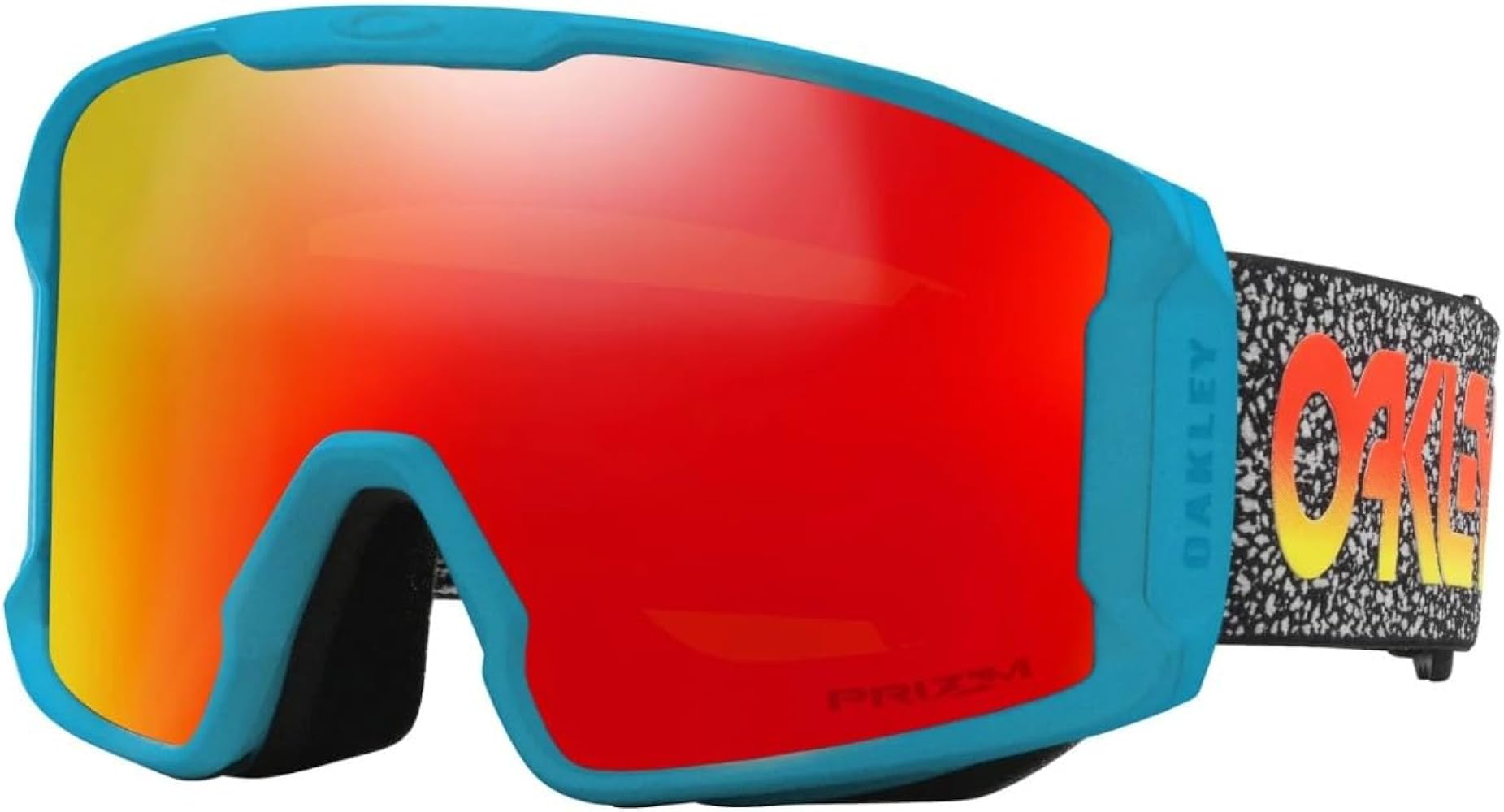 Oakley Line Miner L Snow Goggles Blue Crackle with Prizm Torch Iridium Lens + Case