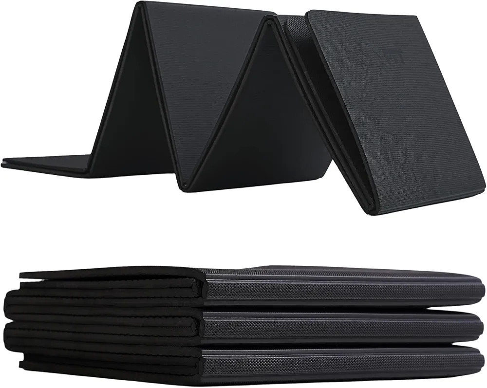 Foldable Yoga Mat for Travel and Home Workouts - 7mm Thick - Lightweight, Packable, and Easy to Store - Workout Mat for Yoga, Pilates, and Floor Exercises
