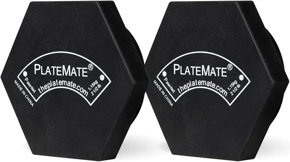 Microload Pair Magnetic Hex Weights (Choose 1.25 lbs Hex or 2.5 lbs Hex) Micro Load Weight Safely with Plate Mates