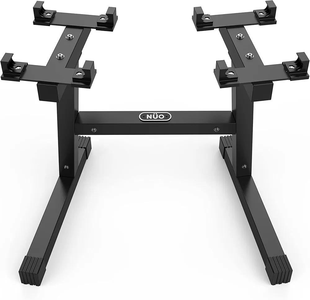 Nuobell Adjustable Dumbbell Rack and Stand. Perfect Home-Gym Dumbell Rack for At-Home Nuobell Workouts. Safe, Convenient and Prevents Accidents. This is a Nuobell Dumbbell Rack Stand Only, No Weights