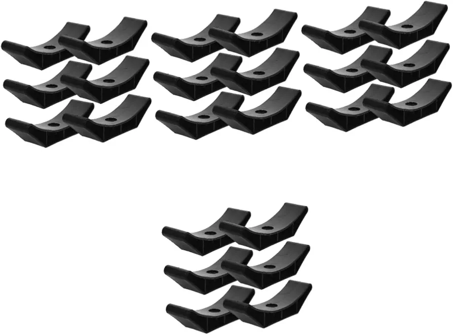 ABOOFAN 24 Pcs Dumbbell Rest Weight Storage Organizer Weight Bracket Dumbbell Rack Stand only Dumbbell Storage Stand Adjustable Dumbbells Saddle Rack Stand pp Represent m10 Hollow