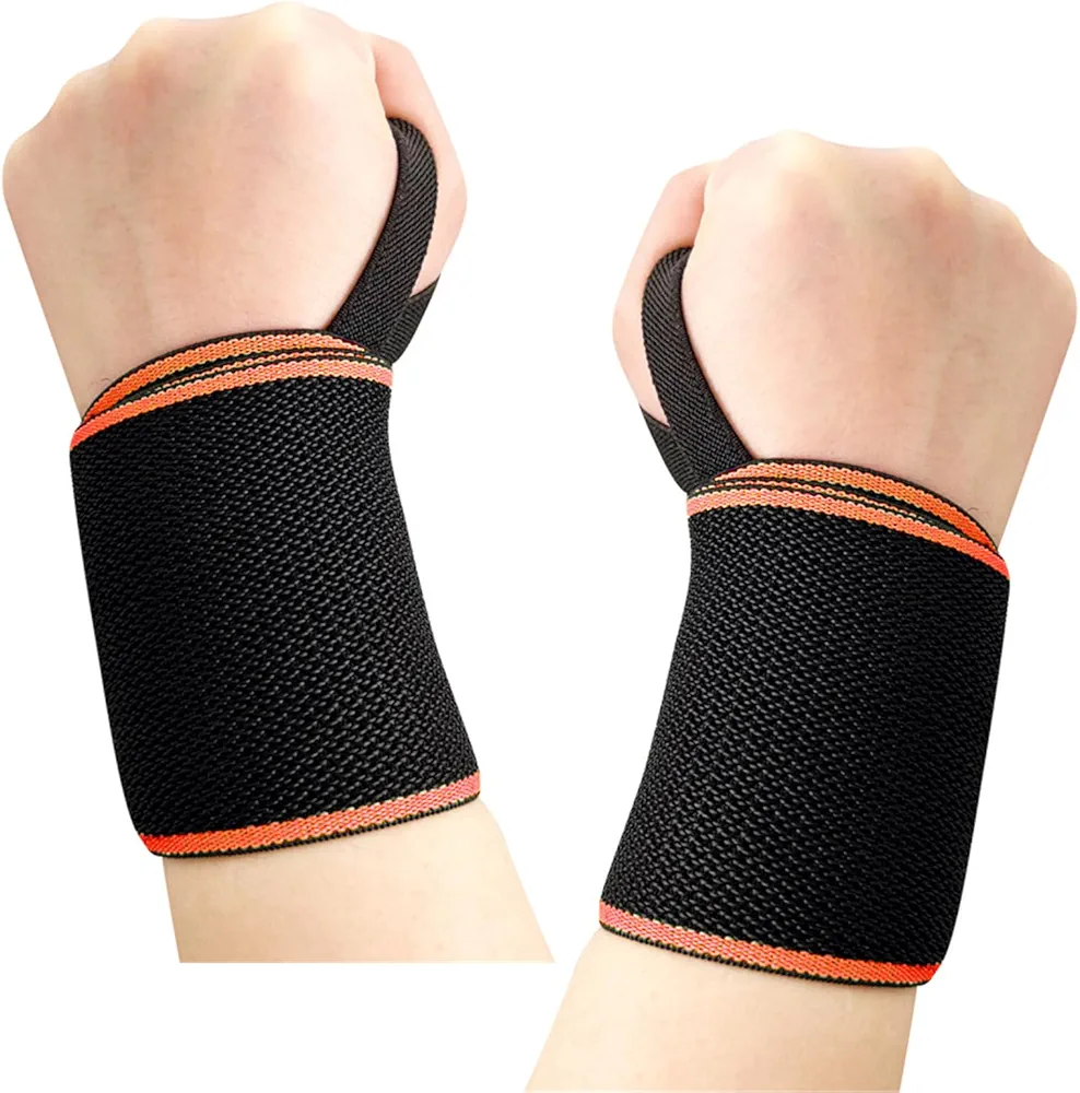 Weight Lifting Straps Wrist Support Powerlifting Training Straps Powerlifting Fitness Exercise Wraps for Gym
