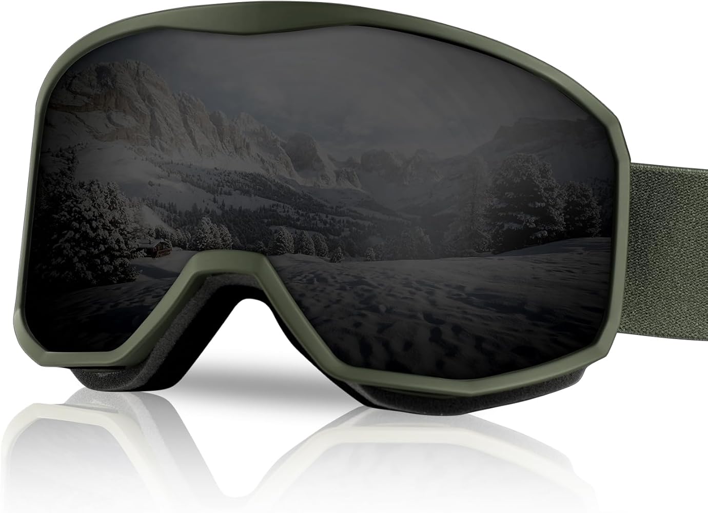 Ski Goggles for Man Women, Anti-Fog Snowboard Goggles Anti-UV Snow Goggles for Young Adult Snow Sports