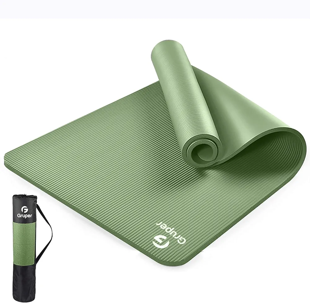 Thick Yoga Mat Non Slip, Large Size 72" L x 32" W x 0.6" TH, Premium Exercise & Fitness Mat with Carrying Strap and Bag,Workout Mats for Home