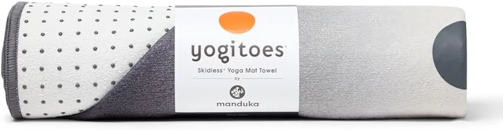Yogitoes Yoga Mat Towel - Lightweight, Quick Drying Microfiber, Non Slip Skidless Technology, Use in Hot Yoga, Vinyasa and Power, 71 Inch (180cm), Diamond Array