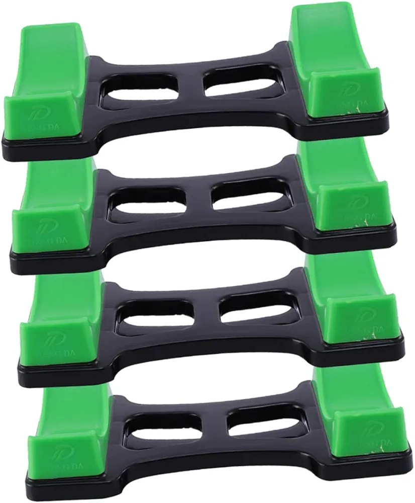 4pcs Dumbbell Rack Dumbbell Holder Dumbbell Shelf Barbell Storage Rack Dumbbell Storage Rack Dumbbell Floor Pad Dumbell Weight Stand Dumbbell Floor Rack Hand Weight Rack Green Abs
