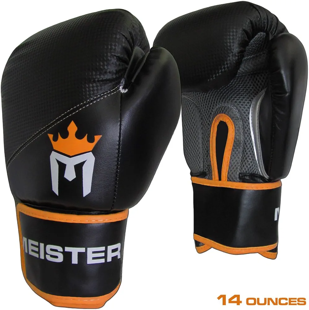 Meister Pro Boxing Gloves w/Wrist Support (Pair)