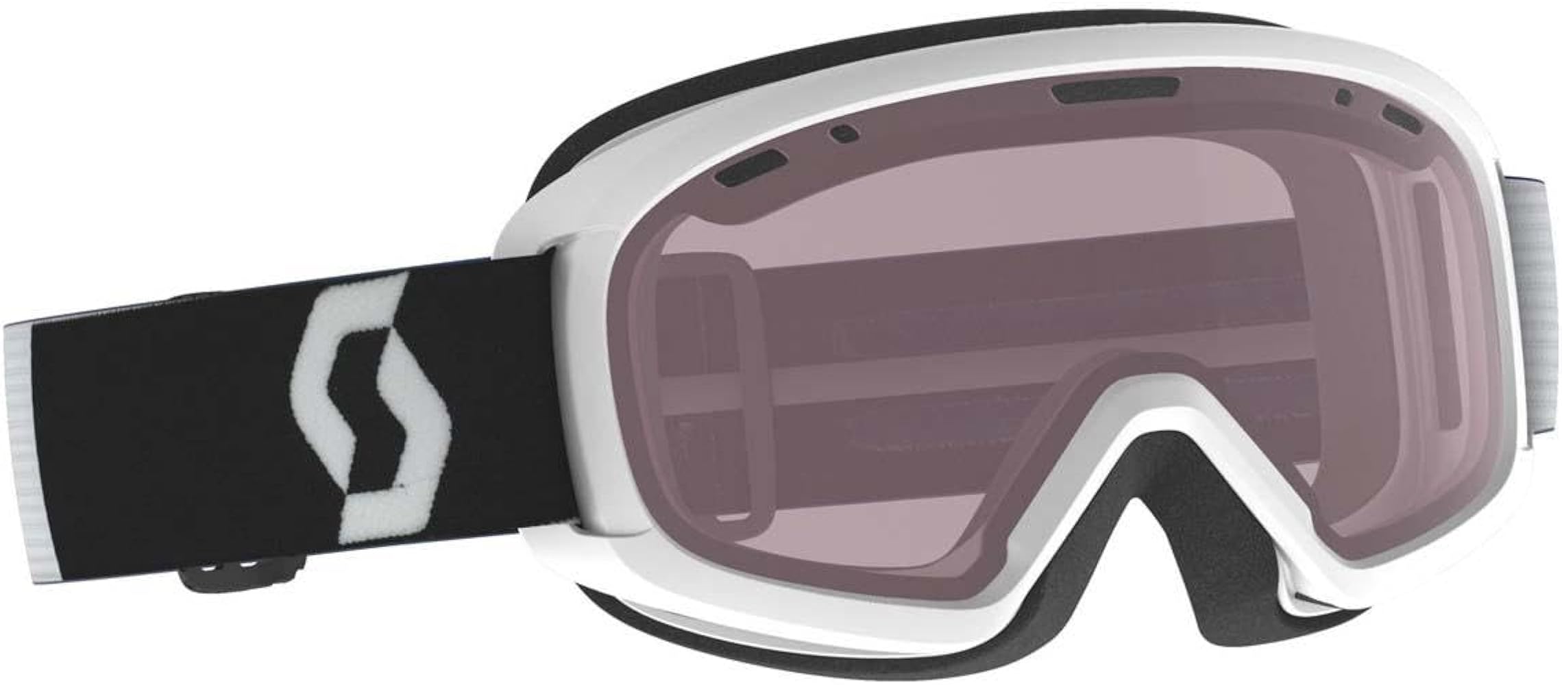 SCOTT Goggle Jr Witty (Team White/Black;enhancer/Enhancer, One Size) 2022/23