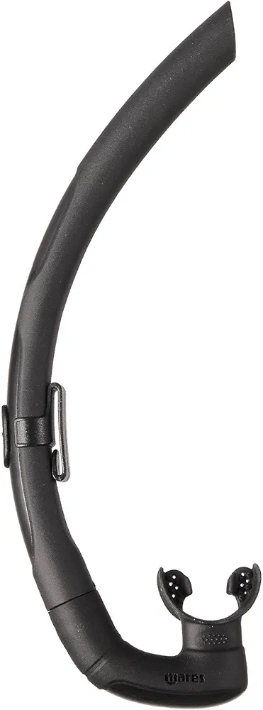 Mares Dual Snorkel Soft Tube for Scuba Diving, Snorkeling, Freediving, Spearfishing with Hypoallergenic Silicone Mouthpiece