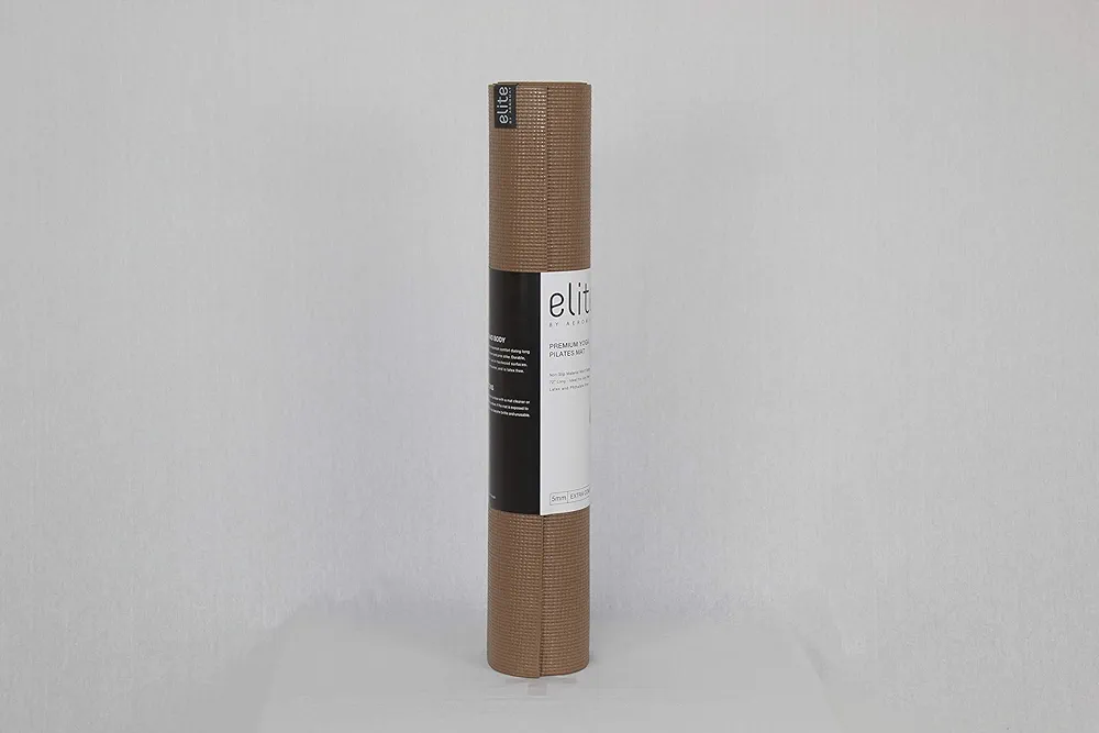 Aeromat Elite Yoga Pilates Mat 5 mm Thick (24" x 72") for Yoga or Pilates Practice, General Exercises