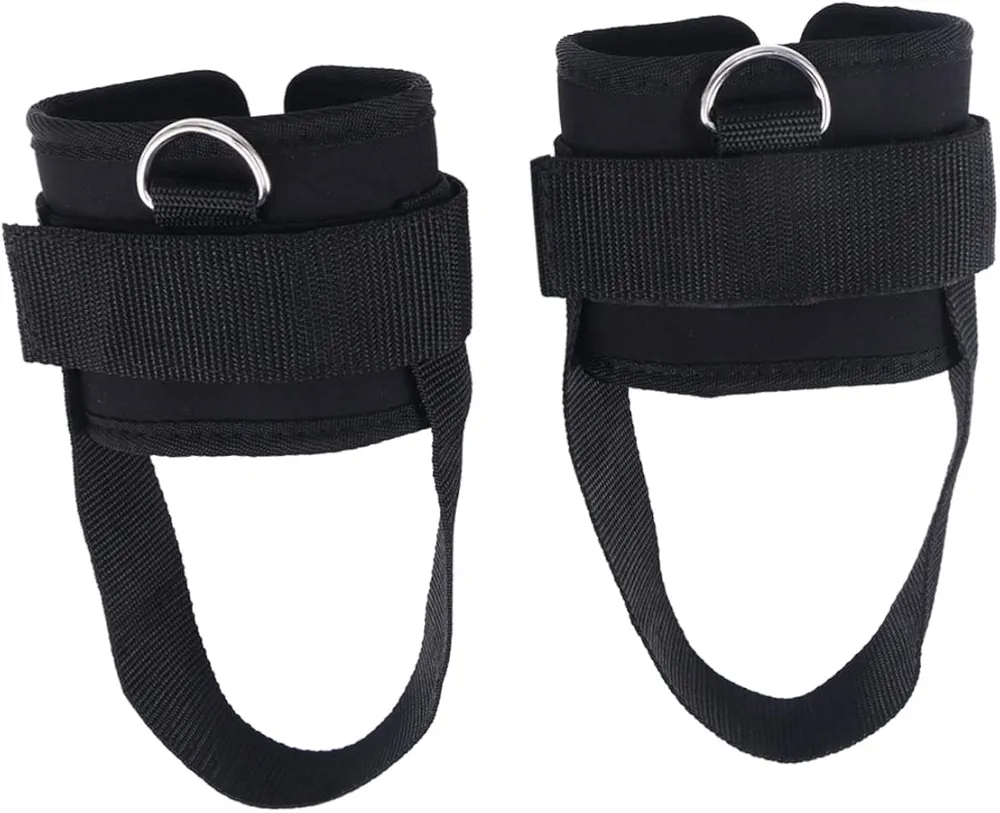 VANZACK 2pcs Adjustable Straps Padded Ankle Straps Adjustable Ankle Cuffs Adjustable Stand Exercise Strap