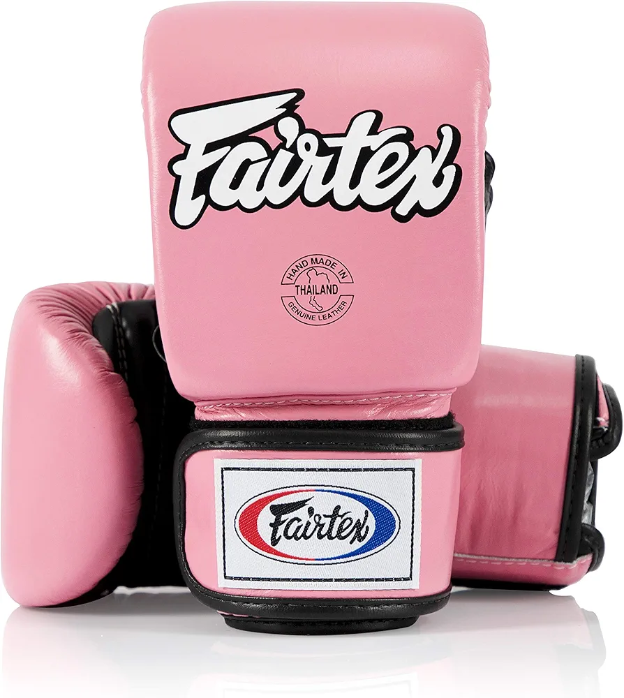 Fairtex TGO3 Muay Thai Boxing Gloves for Men, Women, Kids | Special Open Thumb Design | MMA Gloves, Kickboxing, Gym, Fitness | Premium Quality, Light Weight & Shock Absorbent Boxing Gloves