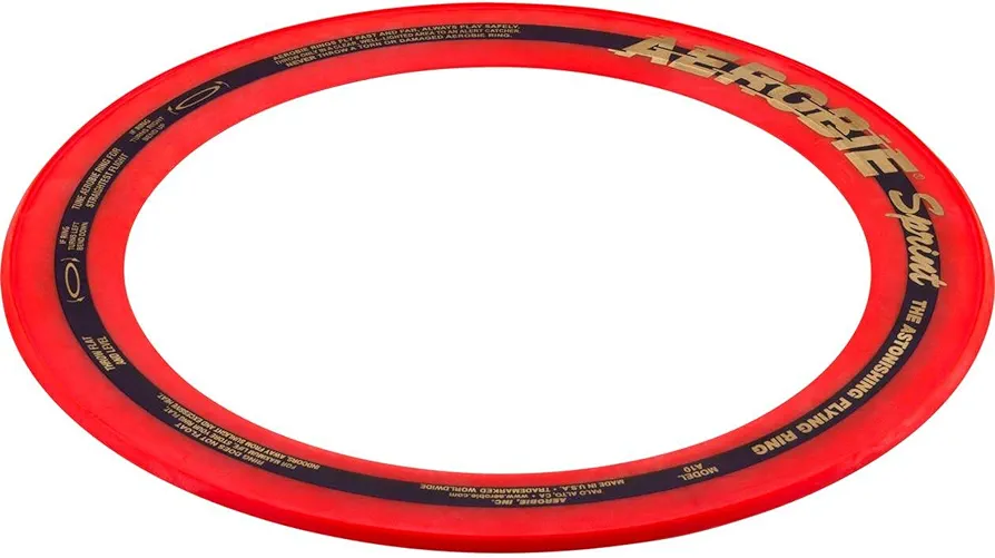 Aerobie 10 Inch Sprint Ring Outdoor Flying Disc - Colors May Vary, Assorted