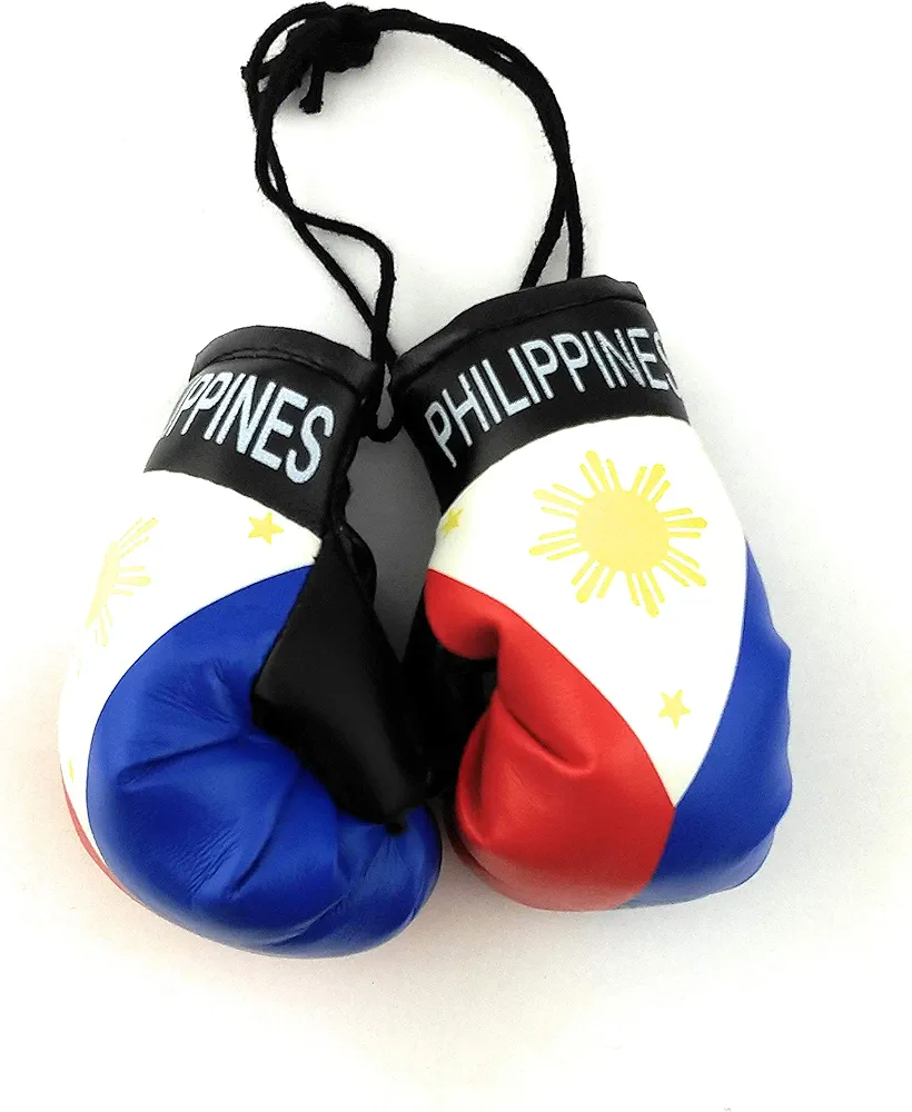 Red Hat Ent Hanging Car Mirror Mini Boxing Gloves (Philippines)