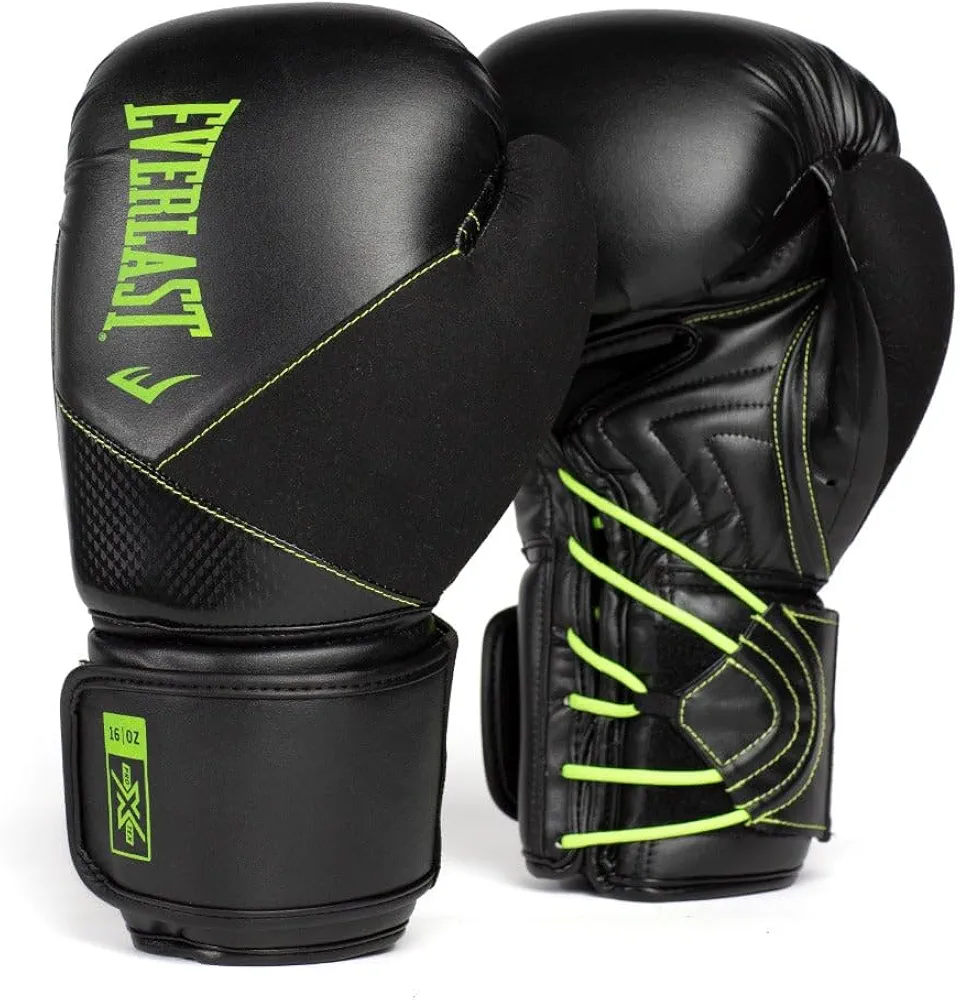 Everlast ProTex Boxing Fight Gloves White/Black (16oz)