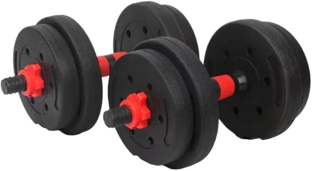 Fitness Dumbbells Dumbbells Men's Gym Home Fitness Equipment Detachable Assembly Barbell Adjustment Set Rubber Coated Dumbbells Dumbbell