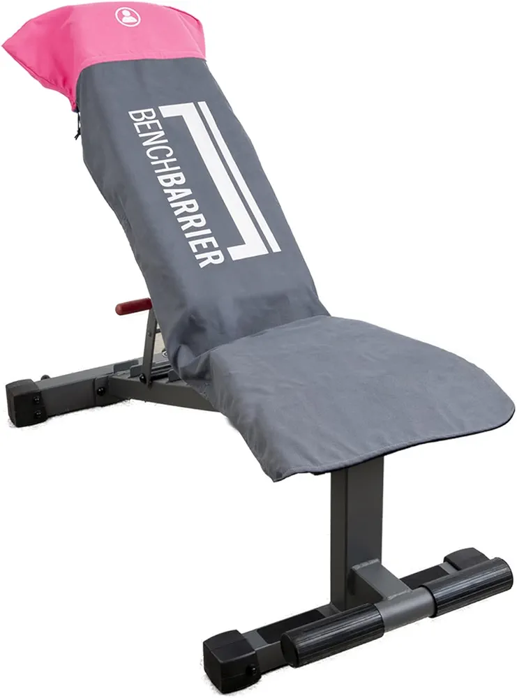 Protective Microfiber Fitness Equipment Cover for Working Out | Multipurpose Use, Sweatproof & Odor Free Design | No Slip Design | Built-In Storage Pockets