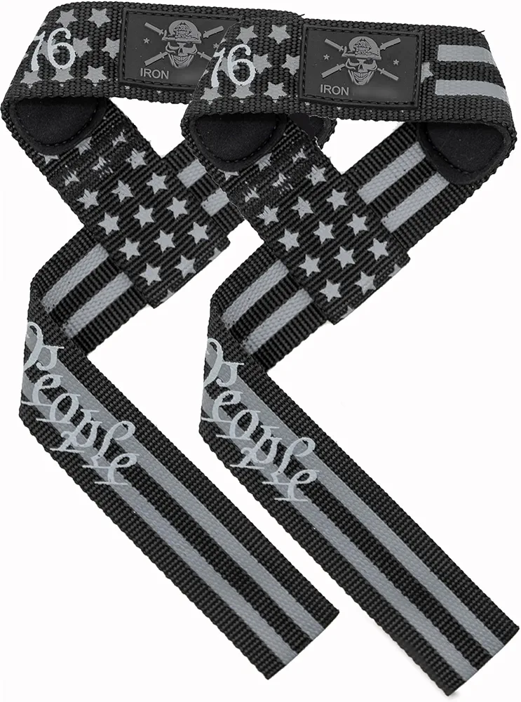 Weight Lifting Straps- Wrist Straps for Weight Lifting, Deadlifting, Exercise, Strength Training, Olympic Lifts- Pair of Gym Straps for Grip Strength On Heavy Lifts
