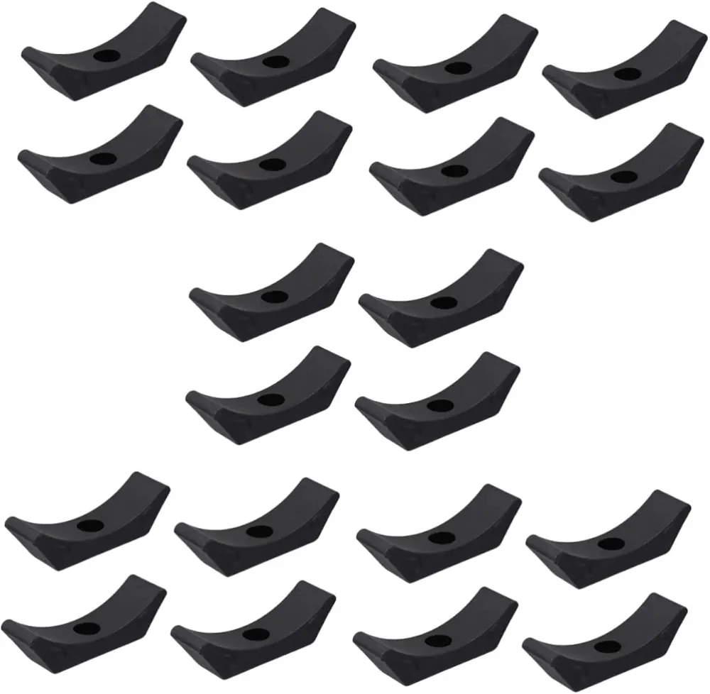 20 Pcs Dumbbell Rack Workout Equipment Fitness Supplies Fitness Tool Fitness Equipment Storage Stand Durable Dumbbell Saddles Home Workout Tool Pp Dumbbell Cradles