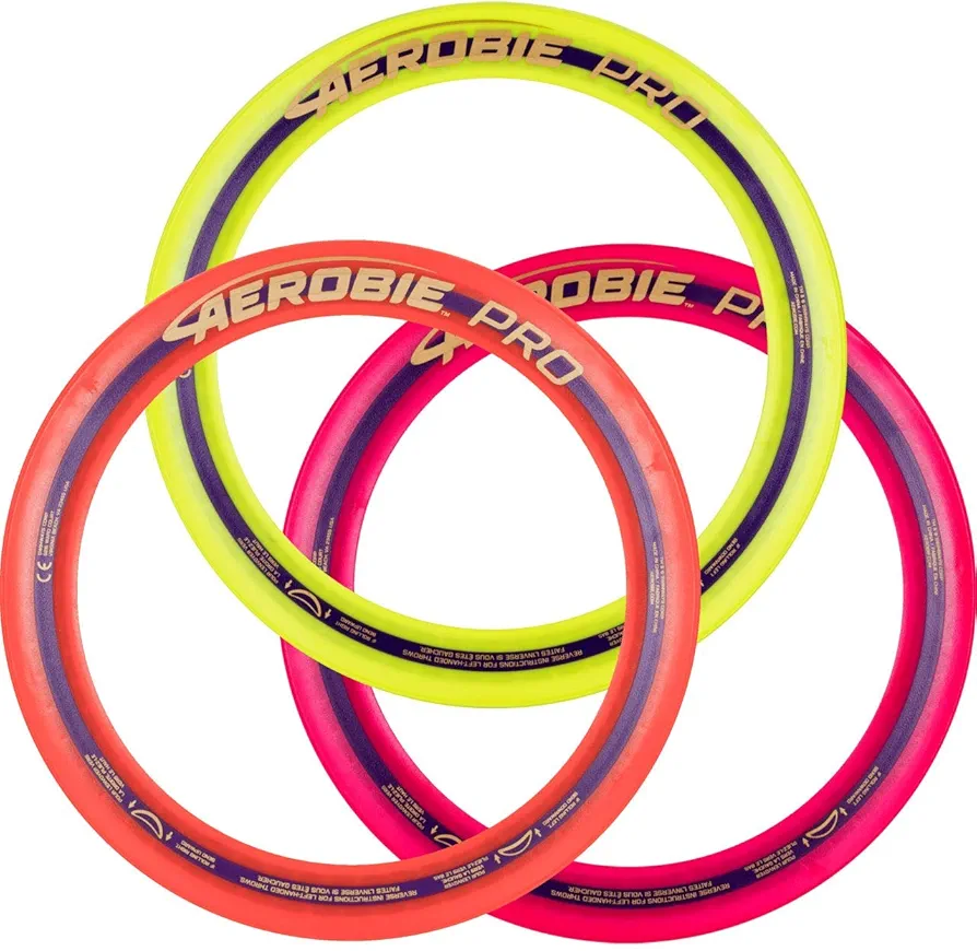 Aerobie 13" Pro Ring - Set of 3 (Colors may vary)