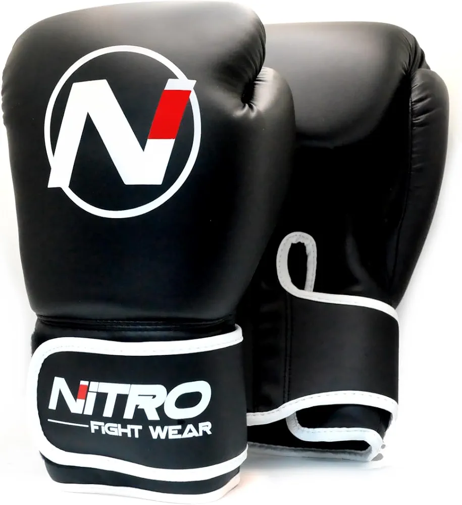 16oz Boxing Gloves - Kickboxing & Muay Thai Gloves - 16 oz Ounce Sparring Bag Gloves