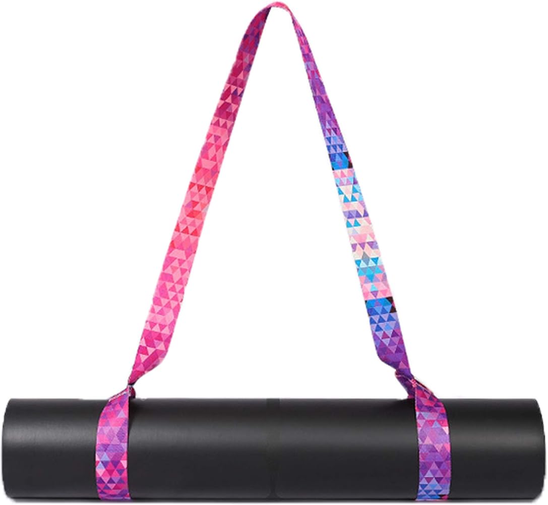 Yoga Mat Strap Adjustable Mat Carrying Sling Durable Cotton Texture