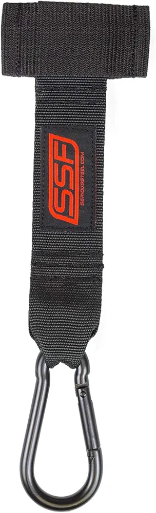 Serious Steel Fitness Resistance Exercise Band and Resistance Tube Anchors (Strap or Door Anchor)