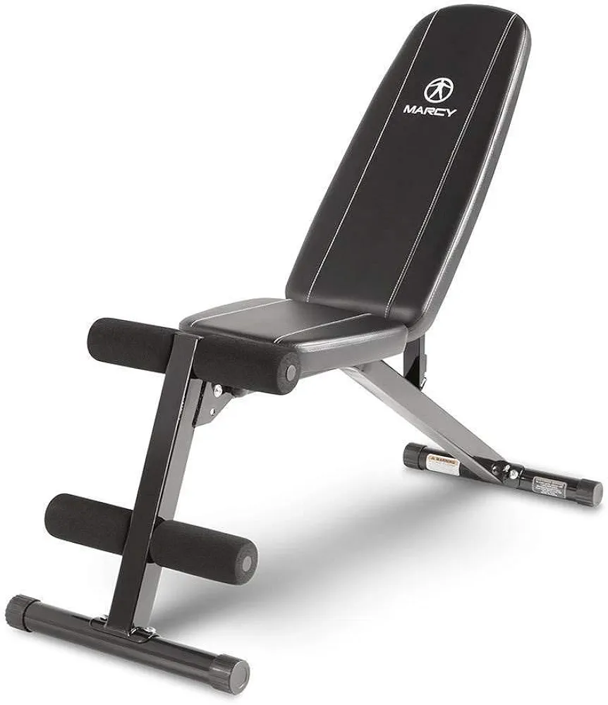 Marcy Multi-Position Adjustable Utility Bench for Home Gym Weightlifting and Strength Training