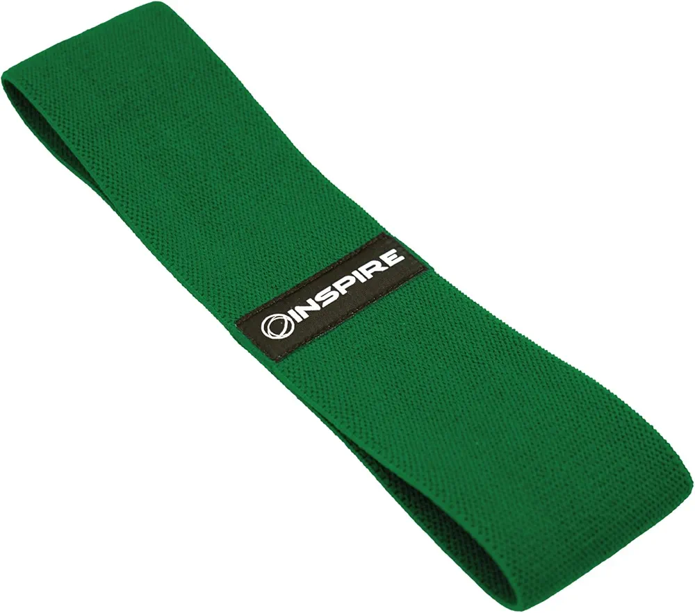 Inspire Fitness Fabric Workout Bands, 3 Resistance Level, Non-Slip, for Legs and Glutes Exercises (Set of 3 - Multi-Color)