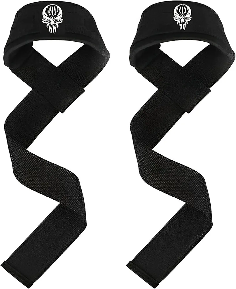 GainsGrove Lifting Straps Wrist Support Wraps - Essential Gym Accessories for Powerlifting, Bodybuilding, and Strength Training