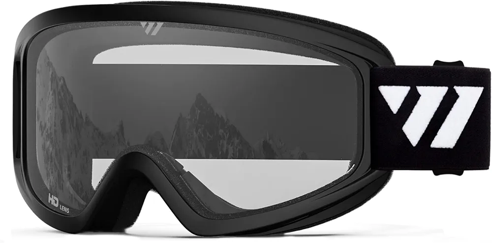 WISTON Ski Goggles - OTG Snow/Snowboard Goggles for Men, Women & Youth - 100% UV Protection W1