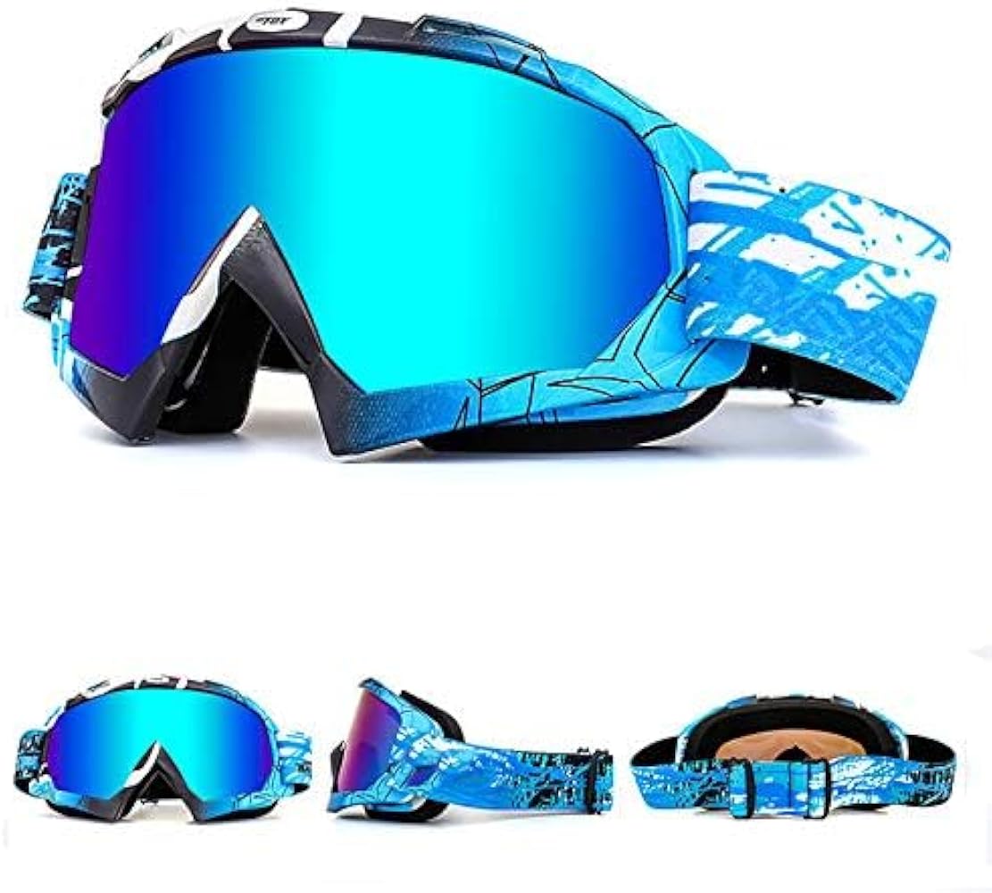 OTG Ski Goggles for Men Women Youth Anti Fog Snow Goggle UV Protection Snowboard Goggles