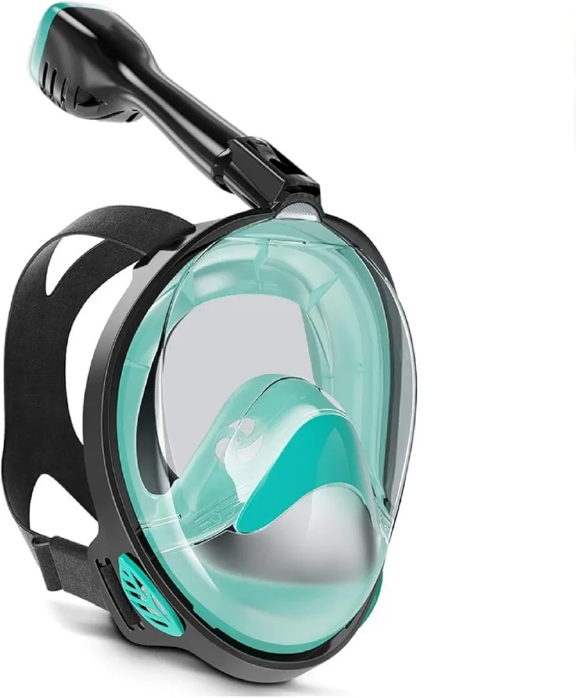 TUDIVING-Professional Snorkeling Mask,Adults Underwater Anti Fog Full Face Diving Mask,Snorkel Diving Goggles for Recreational Diving/Swimming/Scuba Diving