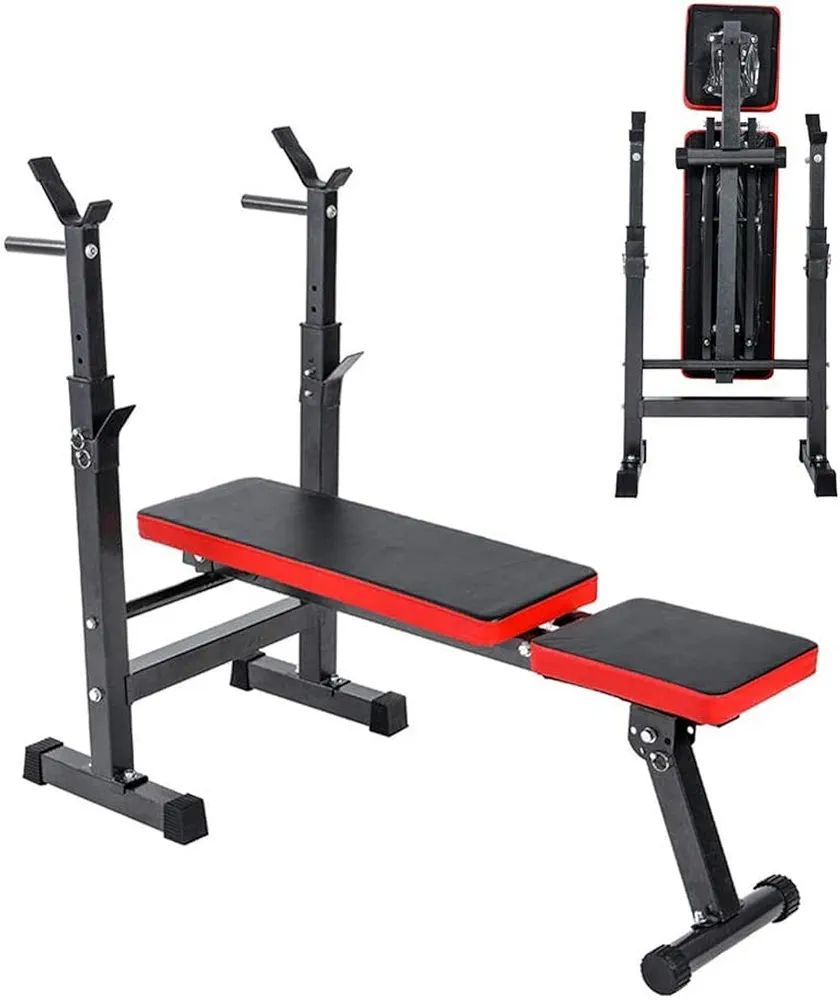 Adjustable Weight Bench - Foldable Workout Bench for Home Gym Exercises Perfect Multi-Purposed Incline/Decline Fitness Bench Ideal for Beginners and Professiona 250kg