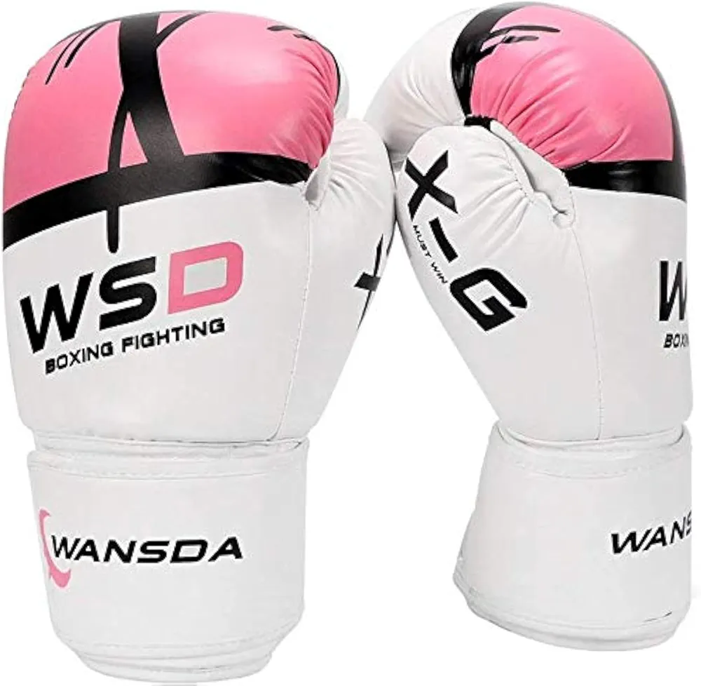 Luwint Kids Youth Boxing Gloves 4oz 6oz 8oz, Premium Training Sparring Gloves for 3-5 6-10 10-12 Years and Teens, Beginner Heavy Bag Gloves for Kickboxing Punching MMA Muay Thai