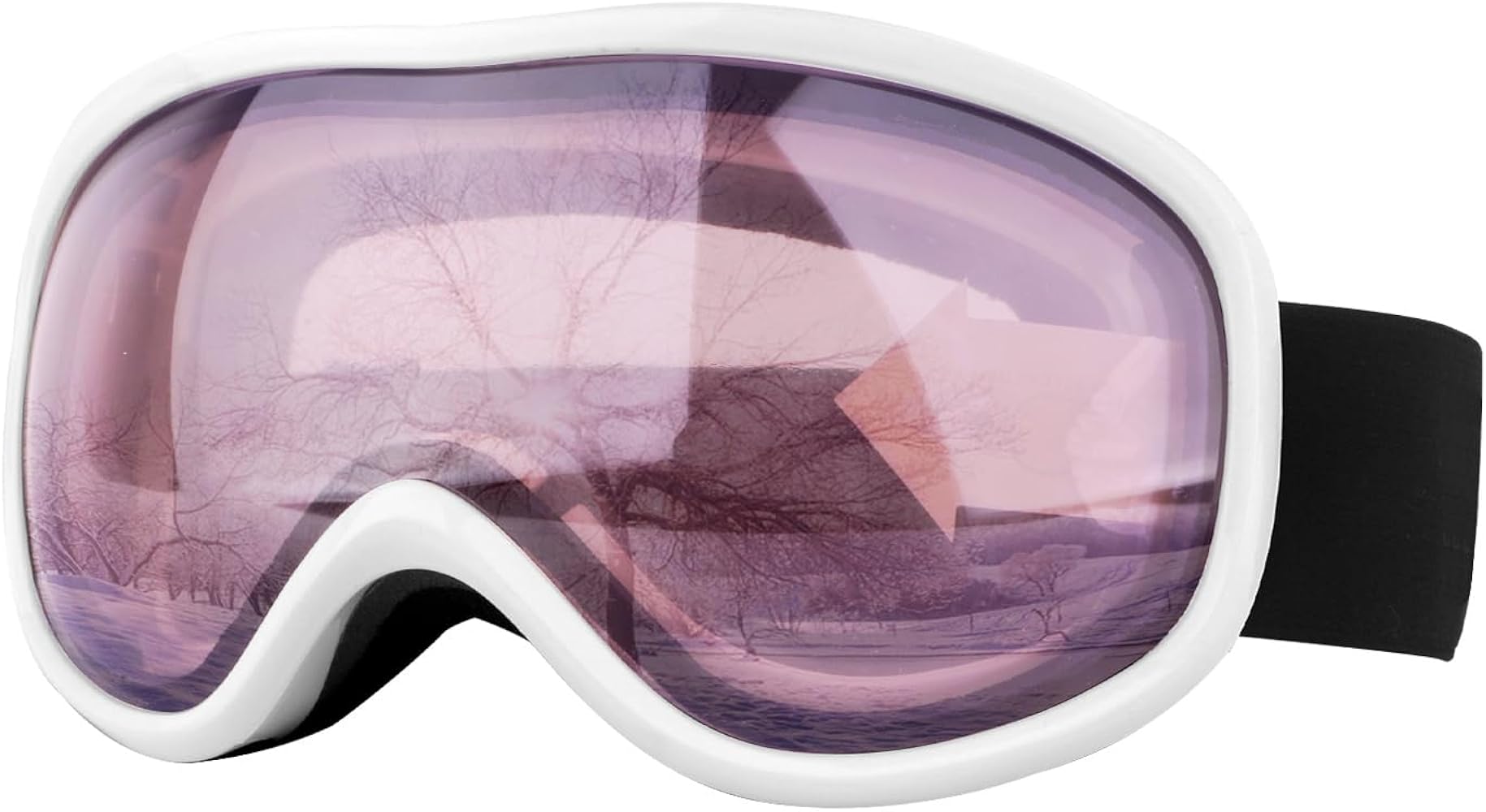 Ski Goggles Frameless Anti-Fog Windproof OTG Design Snowboard Goggles UV400 Block Eyes Protect Lens Adult Youth