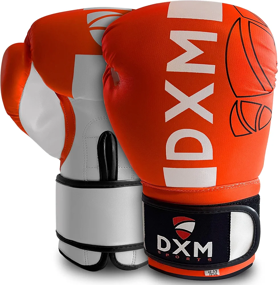 DXM SPORTS Boxing Gloves for Men & Women, Boxing Training Gloves, Kickboxing Gloves, Sparring Gloves, Heavy Bag Workout Gloves for Boxing, Kickboxing, Muay Thai, MMA