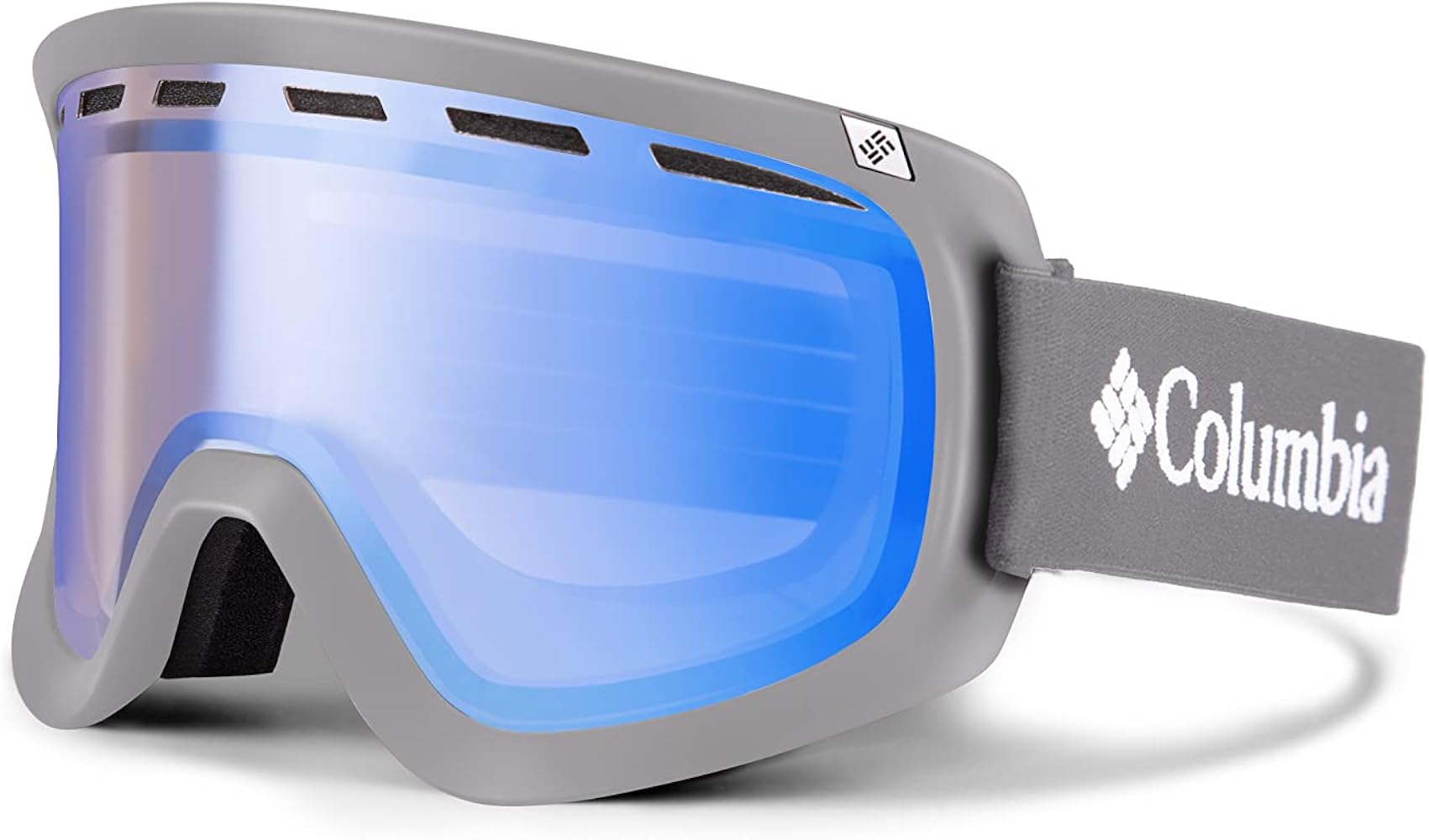 Columbia Unisex Snow Goggles BENTON SPRINGS - Grey/White with Blue Steel Lens