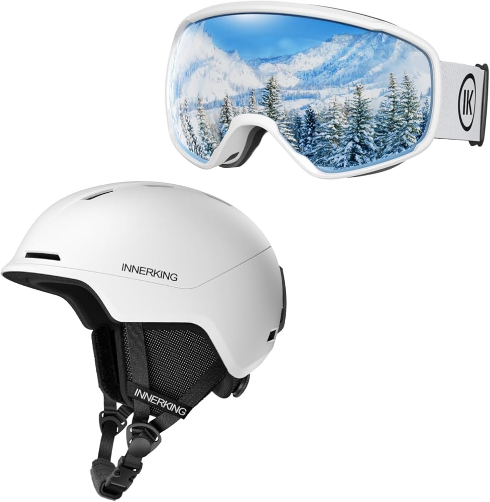 OTG Ski Goggles SGS Approved and Lightweight Adult Snowboard Helmet