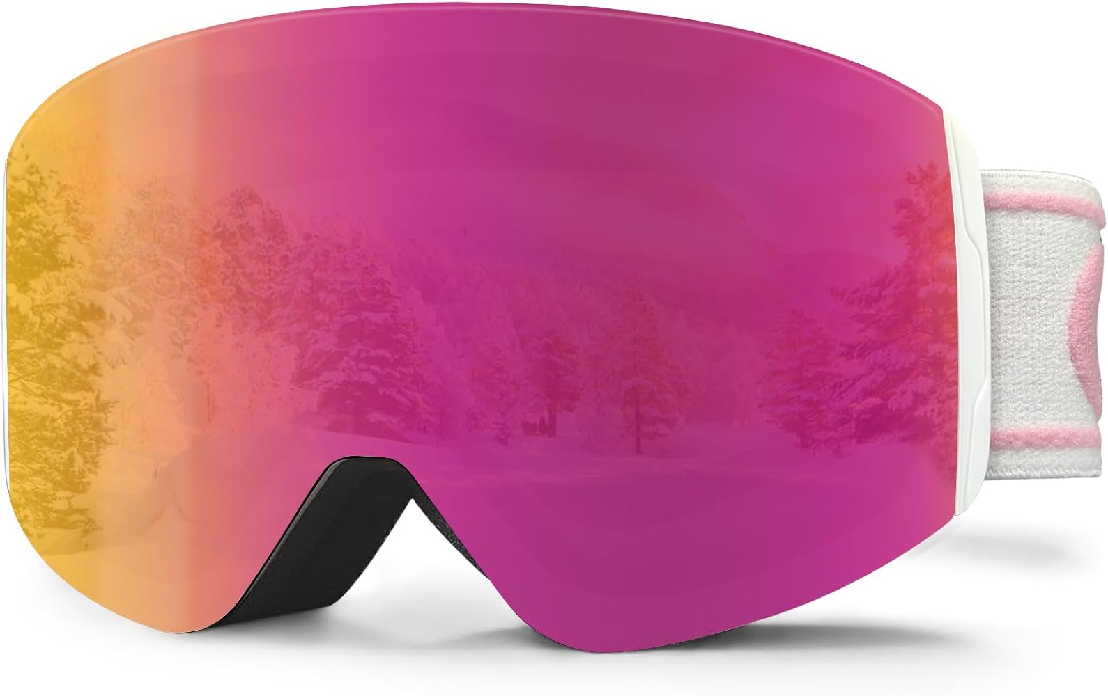 Kids Ski Goggles,Kids Snowboard Goggles for Boys Girls,Ski Goggles for Youth Teens Kids 3-14