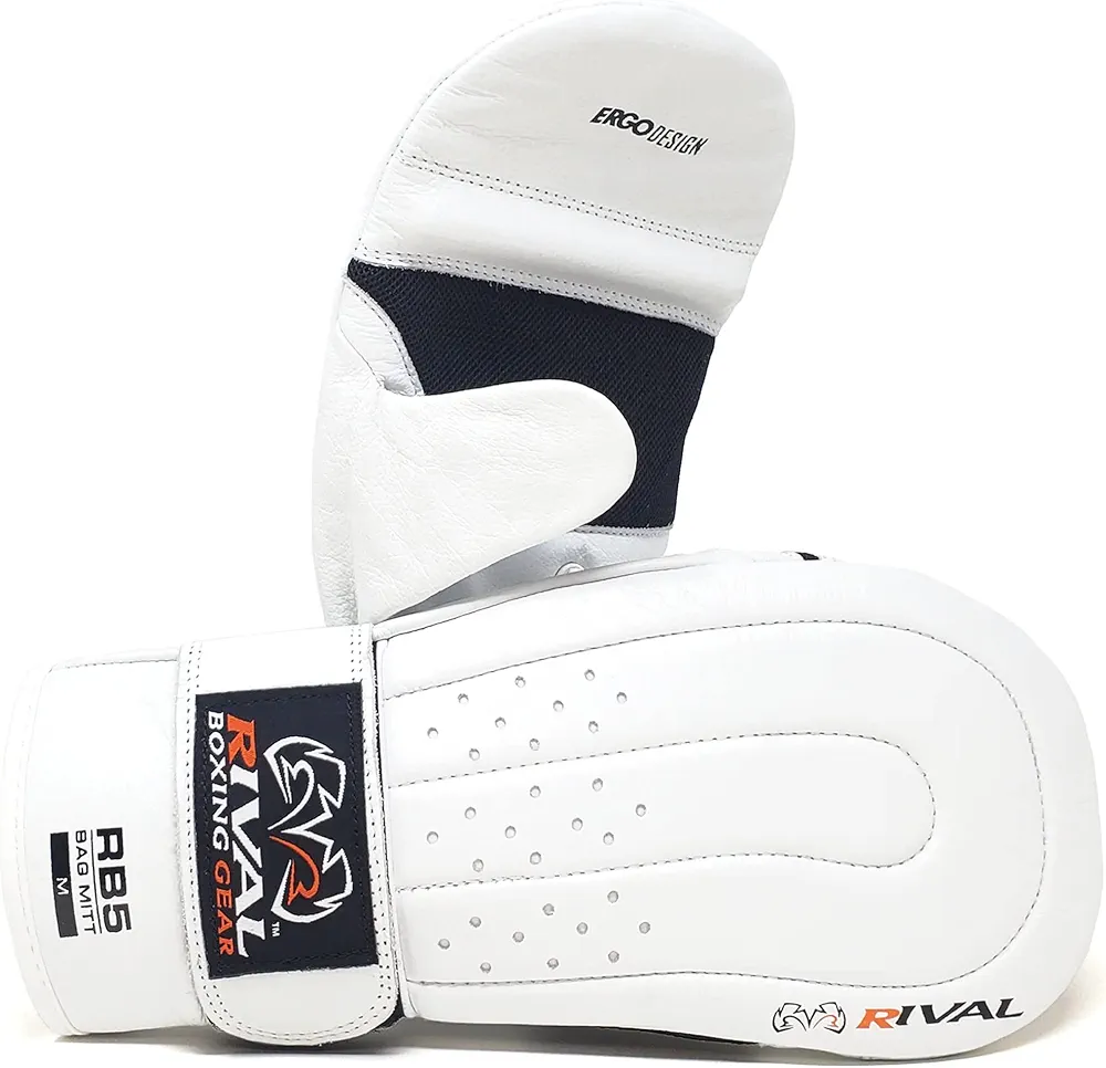 RIVAL Boxing RB5 Bag Mitt Gloves, Bare-Fist Punching Feel, Zero Resistance Training for Triggering Fast Twitch Muscles
