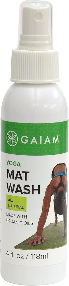 Gaiam Yoga Mat Cleaner Spray (4oz), Green