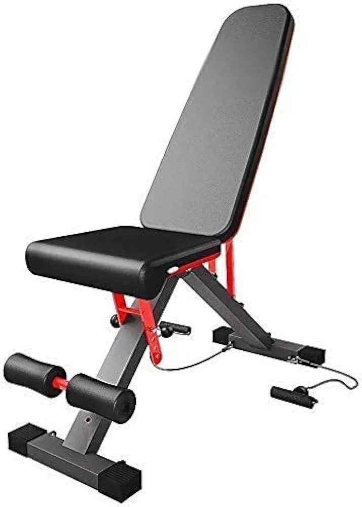 Adjustable Weight Bench,Exercise Equipment Gym Bench Exercise Bench Adjustable Bench With Dumbbells Indoor Fitness Equipment Abdominal Exercise Bench Abdominal Training Bench