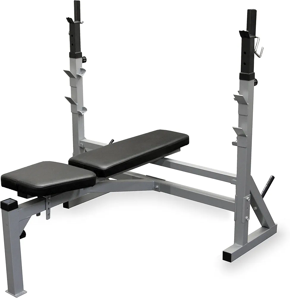 Valor Fitness Weight Bench - Heavy Duty - 9 Adjustable Positions - Incline Decline Home Gym Weightlifting Equipment Barbell Workout Max 400 lbs.