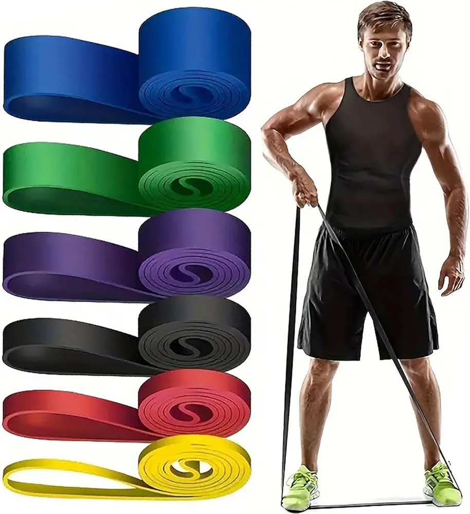 Pull Up Assist Resistance Band Set for Working Out Men Women Long Eexercise Bands Resistance Bands for Stretching, Fitness, Training, Physical Therapy