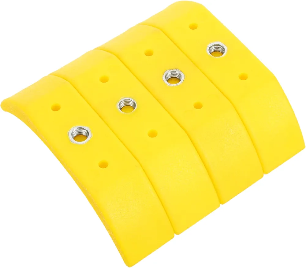 4pcs Dumbbell Rack Dumbbell Display Rack Gym Dumbbell Organizer Dumbbell Holder Weight Rack for Dumbbells Weight Holder Rack Bar Bell Pad Saddle Rack Stand Weight Stand Yellow Pp