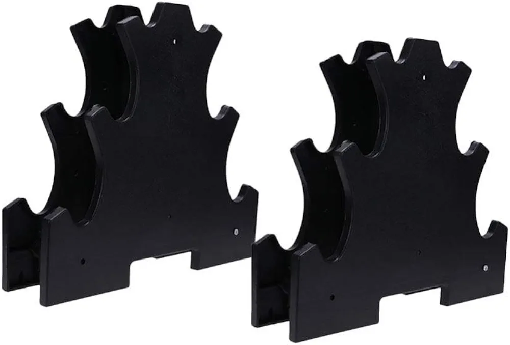 BESPORTBLE 2pcs Electroplating Dumbbell Rack Storage Stand for Dumbbell Rack for Dumbbells Dumbbell Stand Dumbbell Storage Rack Dumbbell Brackets Dumbbell Holder Dumbbell Storage Stands
