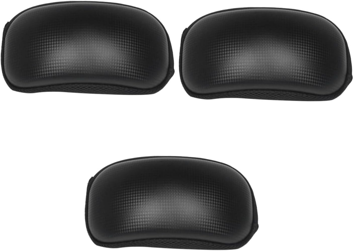 3pcs Ski Goggle Case Goggles Travel Case Goggles Protector Case Eyeglasses Pouches Case Ski Goggles Cases Ski Glasses Case with Zipper Snowboard Goggles Protective Case Ski Gear Pu