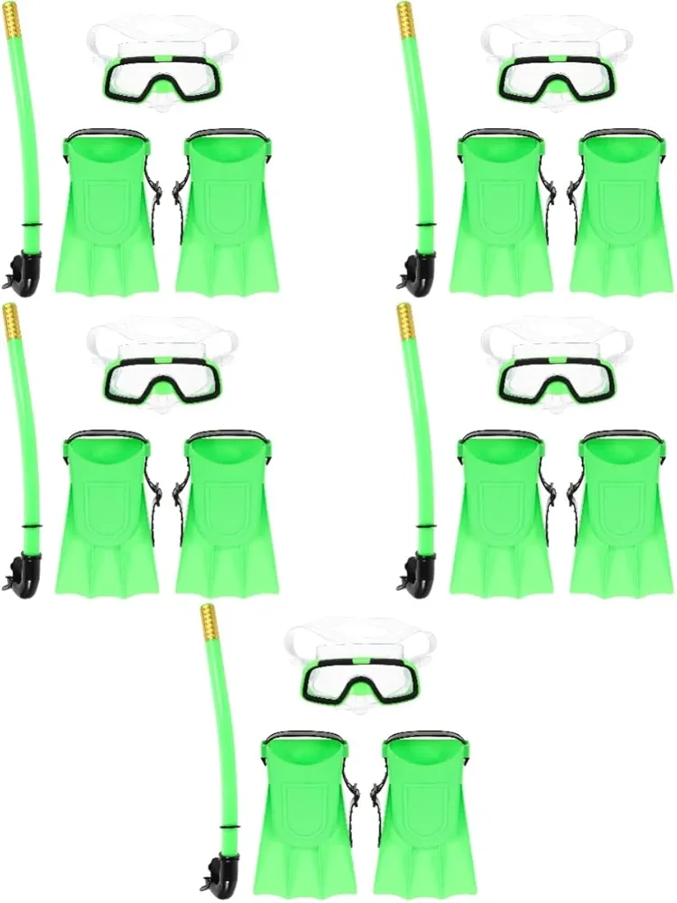 HANABASS Children's Diving Suit Face Masks Beginner Snorkeling Gear Diving Glasses with Straws Swimming Nose
