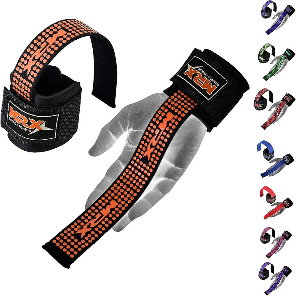 MRX Lifting Strap for Weightlifting Deadlift Straps for Powerlifting with Wrist Wrap Support for Strength Training Bodybuilding Wrist Straps for Weight Lifting|